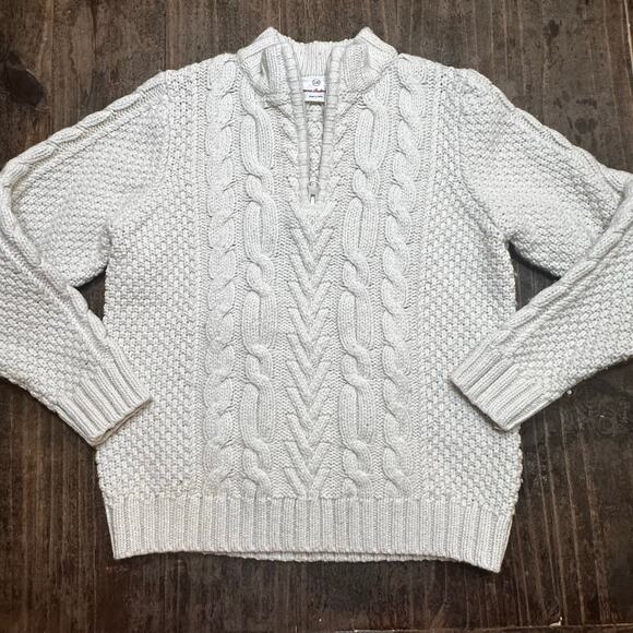 Hanna Andersson Other - Hanna Andersson Thick Knit Sweater sz 130 (8) Quarter Zip Sweater